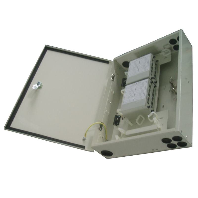 The Mid-and Small-capacity Optic Fiber Distribution Box from Hiphotonics is a cutting-edge device that makes it easy to send fiber optic cables to different parts of a network. The product comes with a 6-core adaptor mounting board that lets you set it up in different ways and install it quickly. You may quickly open the top cover while it's running, and you can take out the whole splice tray for easy access. The box can also hold value-added module units, which makes it good for cable TV use. The product can be changed to fit the needs of clients in terms of materials and parameters, and it has passed tests of reliability.
<p>
Design Features:<br/>
</p>
<p>
The Mid-and Small-capacity Optic Fiber Distribution Box is made to work well and be easy to use. Some of its design aspects are:
</p>
<p>
1. 6-core adapter mounting board: The box is equipped with a 6-core adapter mounting board that enables flexible configuration and quick installation. This feature makes it easy to install and manage fiber optic cables.
</p>
<p>
2. Easy to operate: The top cover of the splice tray can be easily opened to ensure easy access during operation. The entire tray can also be removed for quick and easy maintenance.
</p>
<p>
3. Value-added module units: The box supports the installation of value-added module units, making it suitable for cable TV applications.
</p>
<p>
4. Customizable: The product is customizable to meet the material and parameter requirements of customers. This ensures that customers get a product that meets their specific needs.
</p>
<p>
5. Reliable: The product has undergone reliability tests to ensure that it delivers reliable performance in the field.
</p>
<p>
<br/>
</p>